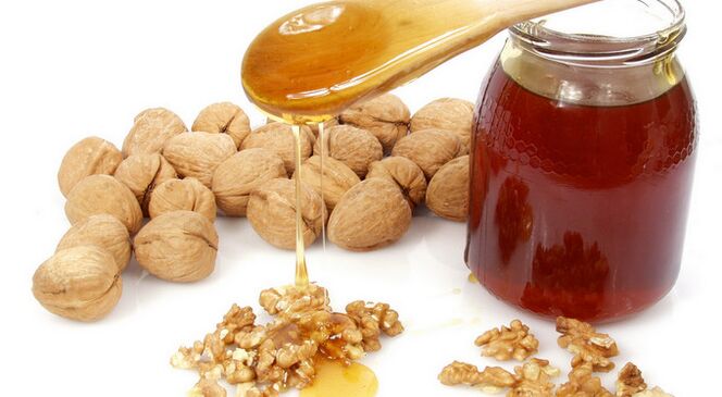 walnut dan madu untuk meningkatkan potensi